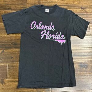 Anvil Black Crewneck T-Shirt